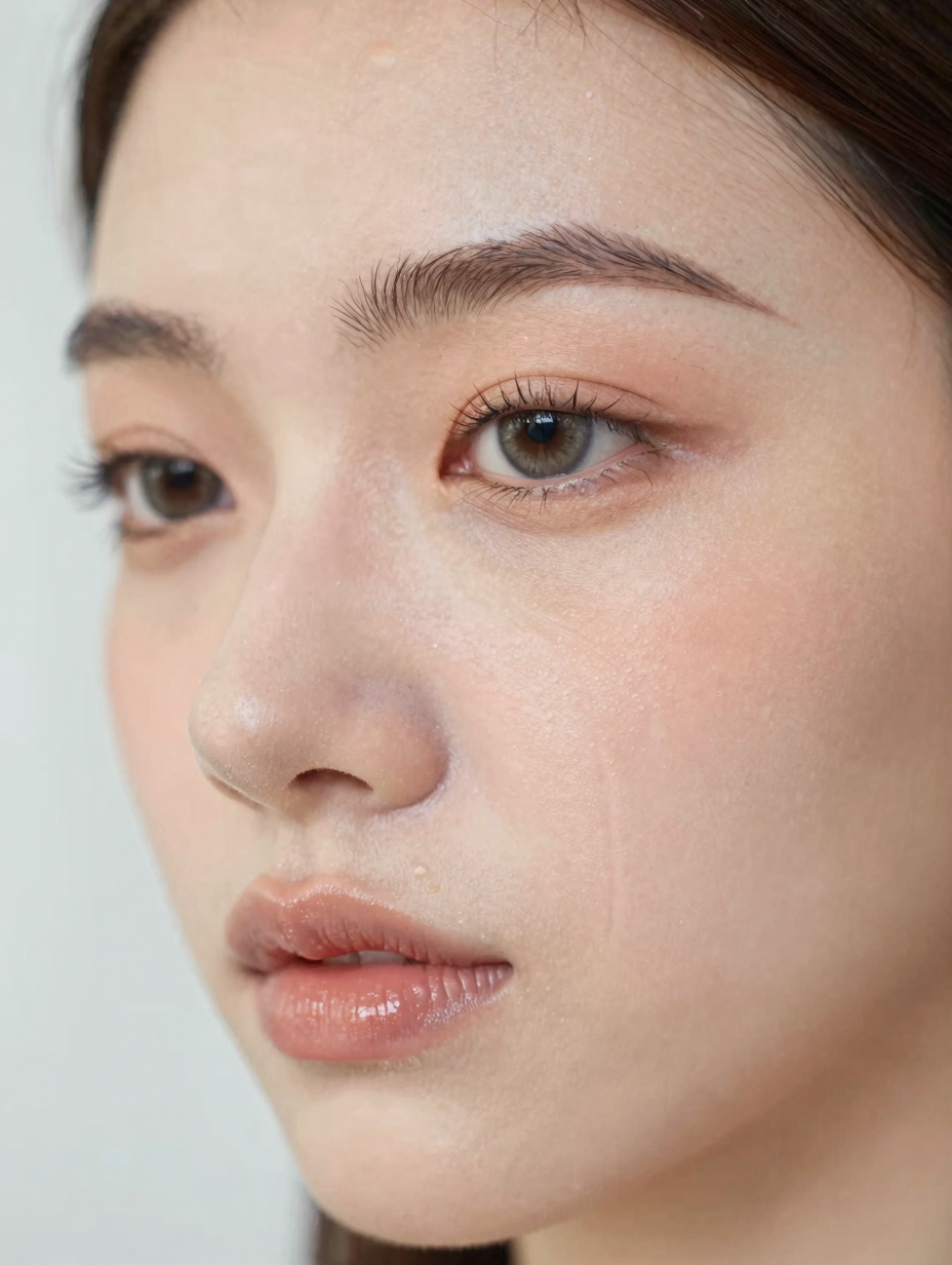 Clean Girl Makeup Tutorial — close-up detail