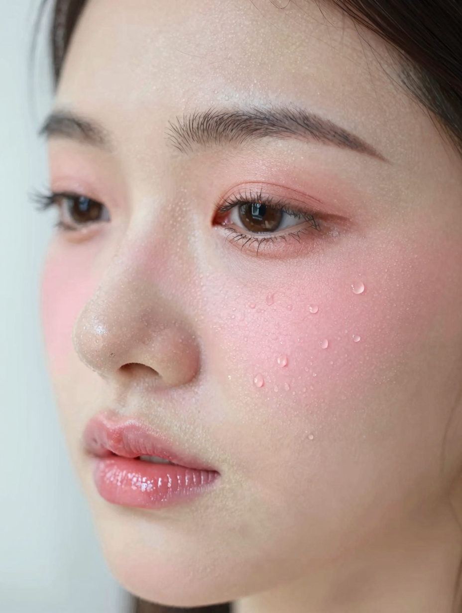 Douyin Makeup Tutorial — close-up detail