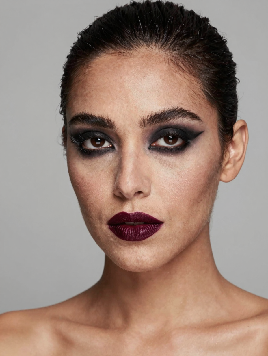 Easy Halloween Makeup — front view
