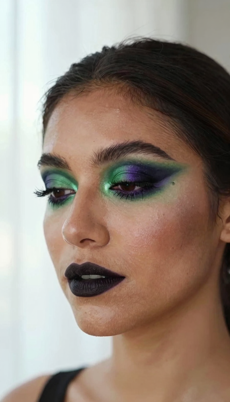 Witch Makeup Ideas for Halloween — Pinterest pin