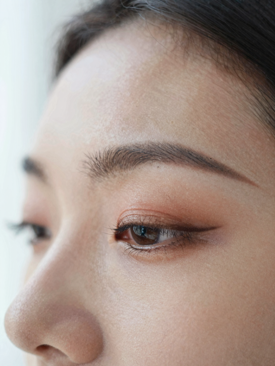 Hooded Eye Makeup Tutorial — close-up detail