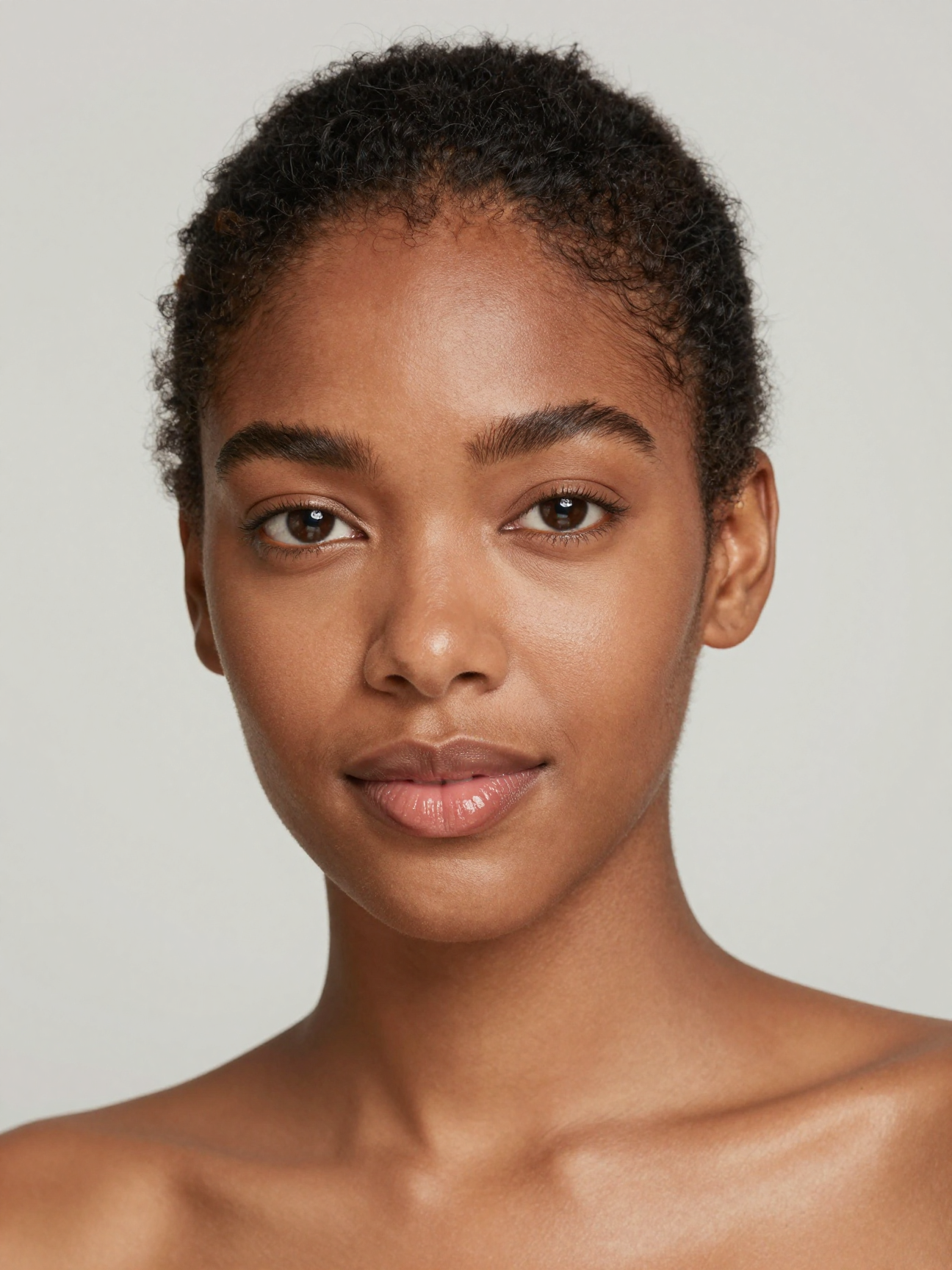 No-Makeup Makeup Look — front view