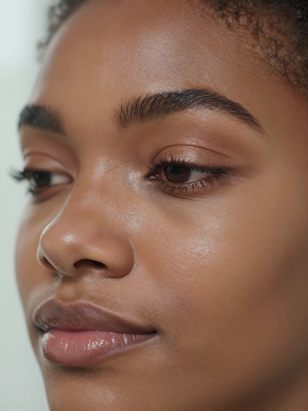 No-Makeup Makeup Look — close-up detail