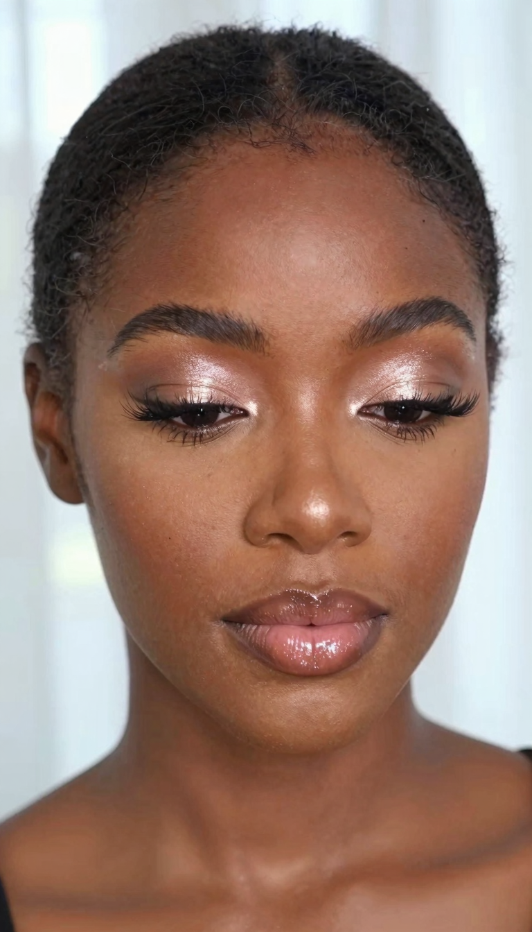 Soft Glam Prom Makeup — Pinterest pin