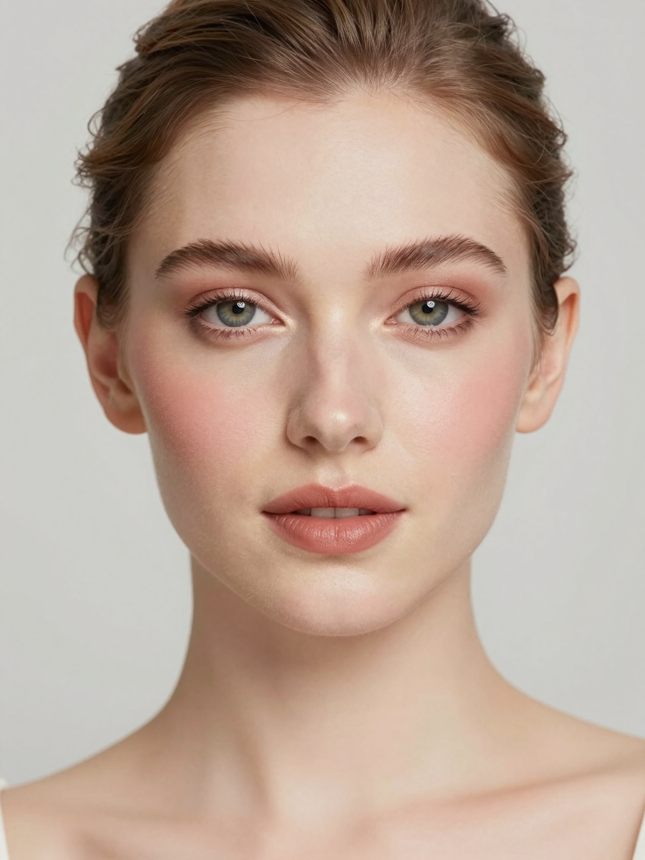 Wedding Guest Makeup — front view