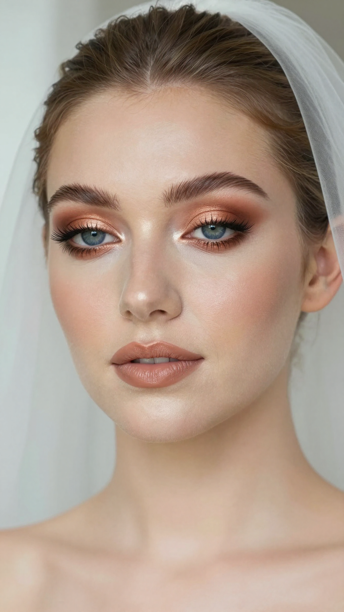 Wedding Makeup for Blue Eyes — Pinterest pin